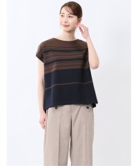 m.f.editorial/エムエフエディトリアル m.f.editorial ランダムボーダー ノースリーブ プルオーバー/508103555