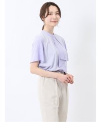 m.f.editorial/シルケットポンチ ボウタイ 半袖プルオーバー/508103556