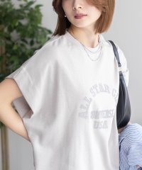 CONVERSE/コンバース CONVERSE ポンチ素材 ボックスシルエットTシャツ/508103613