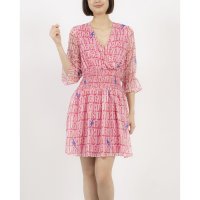 DENNY ROSE/デニーローズ DENNY ROSE ロゴ×イナズマプリントシフォンワンピース/508103737