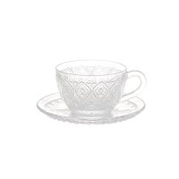DULTON/ダルトン DULTON GLASS CUP & SAUCER ''FIORE'' 【返品不可商品】/508103836