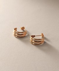 COCOSHNIK /K10甲丸トリプルフープ ピアス/508103864