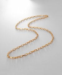 COCOSHNIK ONHITSCH/シルバー デザインチェーン ニュアンスケーブルネックレス（55cm） GP/508104203