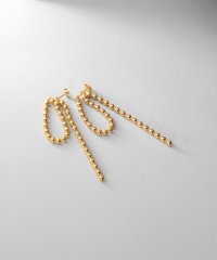 COCOSHNIK ONHITSCH/シルバー チェーンピアス ボールループ GP/508104380
