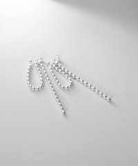 COCOSHNIK ONHITSCH/シルバー チェーンピアス ボールループ/508104381