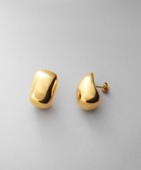 COCOSHNIK ONHITSCH/シルバー ホロウピアス ロングクッションシェイプ GP/508104384