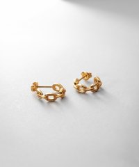 COCOSHNIK ONHITSCH/シルバー PCチェーンモチーフピアス GP/508104386