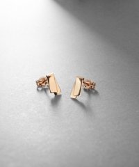 COCOSHNIK ONHITSCH/K10フラップリボンピアス/508104388