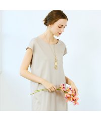 Liliane Burty ECLAT/【S・Mサイズ】リヨセル綿スムース　プルオーバーワンピース/508104414