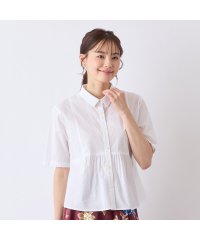 Liliane Burty ECLAT/【セットアップ対応/S・Mサイズ】ミラクルウェーブ　綿100％ブラウス/508104415