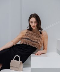 Leja/レジャ Leja チュールアシンメトリーティアードフリルIラインドレス2点セット美脚効果結婚式 パーティードレス 成人式 二次会 同窓会 お呼ばれ オケージョン/508104483