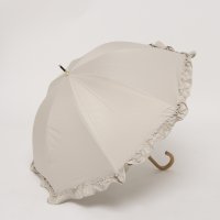 cache nez/カシュネ cache nez 【晴雨兼用】【日傘】 UV カット率99％以上 PUビッグフリルショートパラソル/508104508