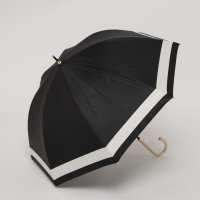 cache nez/カシュネ cache nez 【晴雨兼用】【日傘】UV カット率99％以上 PU切り継ぎボーダーバルーンショートパラソル/508104509