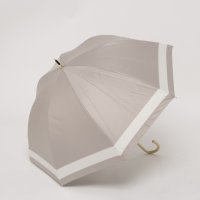 cache nez/カシュネ cache nez 【晴雨兼用】【日傘】UV カット率99％以上 PU切り継ぎボーダーバルーンショートパラソル/508104509