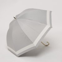 cache nez/カシュネ cache nez 【晴雨兼用】【日傘】UV カット率99％以上 PU切り継ぎボーダーバルーンショートパラソル/508104509