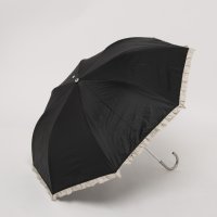cache nez/カシュネ cache nez 【晴雨兼用】【日傘】UV カット率99％以上 PUバイカラーフリルトップレス折りたたみ傘/508104511