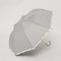 cache nez/カシュネ cache nez 【晴雨兼用】【日傘】UV カット率99％以上 PUバイカラーフリルトップレス折りたたみ傘/508104511