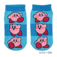 HoshinoKirby/ホシノカービィ 星のカービィ 靴下 スニーカー丈 ボーダー柄 キャラクター柄 星のカービィ 星のカービィ (185－15L2)福助 fukuske ふくすけ/508104666