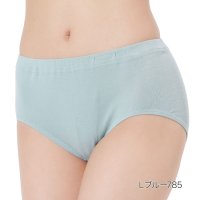 manzoku/マンゾク 満足 福助 【満足】 ショーツ 綿100％なのにひんやり 無地 スタンダード ゴムが肌に触れない(37－2101)婦人 女性 レディース フクスケ f/508104704