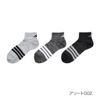 adidas/アディダス adidas 福助 【アディダス】3足組 靴下 無地 ライン ワンポイント ショート丈 (06T18W)紳士 男性 メンズ フクスケ fukuske/508104734