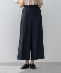 KUMIKYOKU(S SIZE)/グロッシーツイルワイドフレア パンツ/508104992