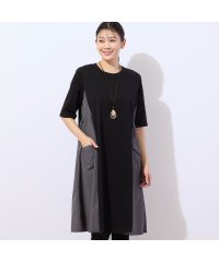 MISSEL/【人気アイテム・洗える】ナイロンタフタ ドッキングワンピース/508105074