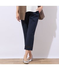 MISSEL/【洗える・UVケア・接触冷感】裾シアーデザイン クロップドパンツ/508105077