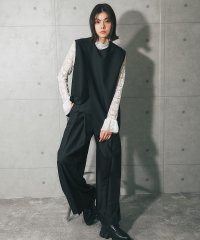 SMILE ORCHID/スマイルオーキッド SMILE ORCHID バックジップアシンメトリージレ＆プリーツワイドパンツセット/508105354