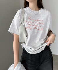 and　Me.../アンドミー andme 手書き ロゴ プリント 半袖 Tシャツ/508105378