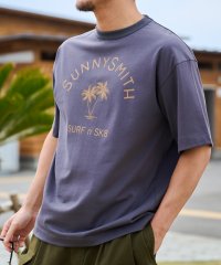 SUNNY SMITH/サニースミス Sunny Smith ヤシの木アーチロゴプリントTシャツ/508105407