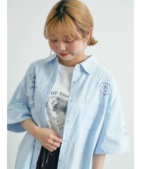 SM2/ロゴ刺繍入りオーバーシャツ/508105555