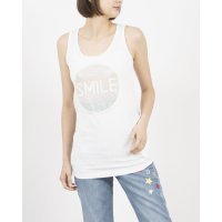 DENNY ROSE/デニーローズ DENNY ROSE SMILE ラインストーンタンクトップTシャツ/508105603