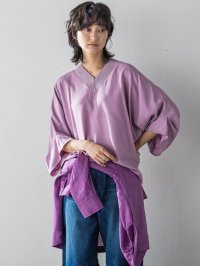 MAYSON GREY/メイソングレイ MAYSON GREY タックワイドスリーブVネックドルマンブラウス≪手洗い可能≫/508105753