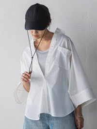 MAYSON GREY/メイソングレイ MAYSON GREY ワイドカフスドルマンシャツ≪洗濯機で洗える≫/508105754