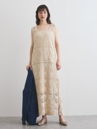VICKY/ビッキー VICKY クロシェロングワンピース≪手洗い可能≫/508105760