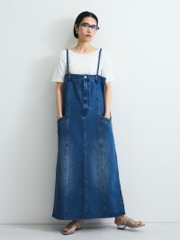 VICKY/ビッキー VICKY ライトオンスデニムサロペットスカート≪手洗い可能≫/508105768