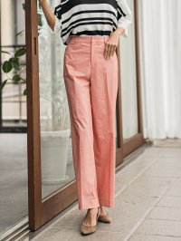 la.f…(Lsize)/ラ エフ エルサイズ la.f…(Lsize) 【大きいサイズ】バックラッシュリネンパンツ≪洗濯機で洗える≫/508105775