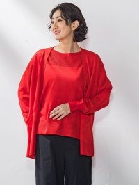 la.f…(Lsize)/ラ エフ エルサイズ la.f…(Lsize) 【大きいサイズ】ニットカーディガン≪手洗い可能≫/508105776
