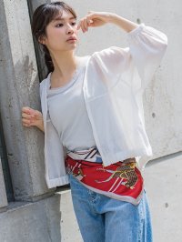 Droite Lautreamont/ドロワット ロートレアモン Droite lautreamont シアー麻調合繊ブルゾン≪手洗い可能≫/508105778