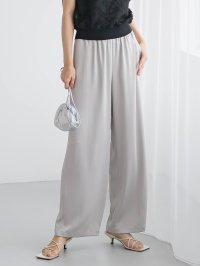 Droite Lautreamont/ドロワット ロートレアモン Droite lautreamont ハンマーサテンパンツ≪洗濯機で洗える≫/508105780