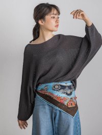 Droite Lautreamont/ドロワット ロートレアモン Droite lautreamont ペーパーヤーンドルマンプルオーバー≪手洗い可能≫/508105783