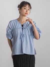 Droite Lautreamont/ドロワット ロートレアモン Droite lautreamont 【WEB限定】カラミタンブラーリボンブラウス≪手洗い可能≫/508105787