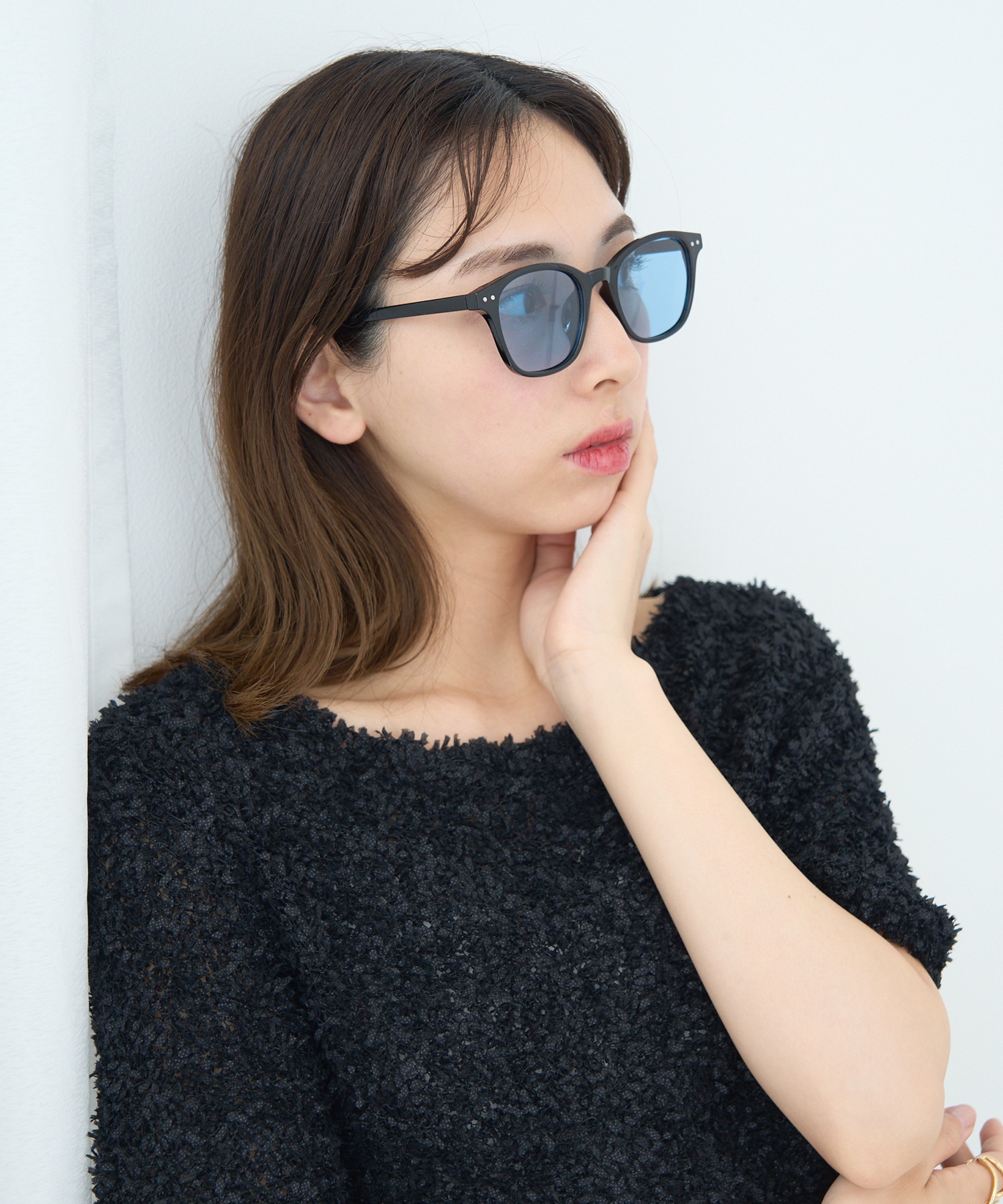 FENDI サングラス FE40098F バタフライ型 セルフレーム フェンディ FENDI FENDI サングラス FE40098F バタフライ型 セル