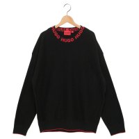 HUGOBOSS/ヒューゴボス HUGO BOSS ボス ニット セーター クルーネックニット ブラック メンズ HUGO BOSS 50474813 001/508105985