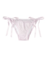 aimerfeel/サテンハート チュール ひも ハーフバックショーツ 【返品不可商品】/507964352