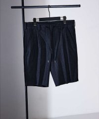 5351POURLESHOMMES/【デニムライク】シャンブレー スラックス ショートパンツ/508066806
