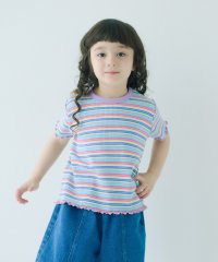 green label relaxing （Kids）/テレコ マルチボーダーＴシャツ / キッズ  100cm－130cm/508070619