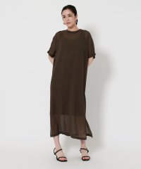 BEAUTY&YOUTH UNITED ARROWS/シフォンレイヤード ドルマンスリーブ ワンピース /508080659