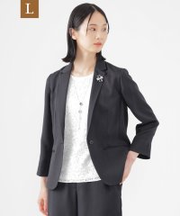 TRANS WORK(L)/【L】【美シリーズ】【UV対策】【着用しわ軽減】【ウォッシャブル】エアリーコードレーンテーラードジャケット/508085722