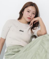 JILL by JILL STUART/半袖ビジューコンパクトロゴニット/508099480